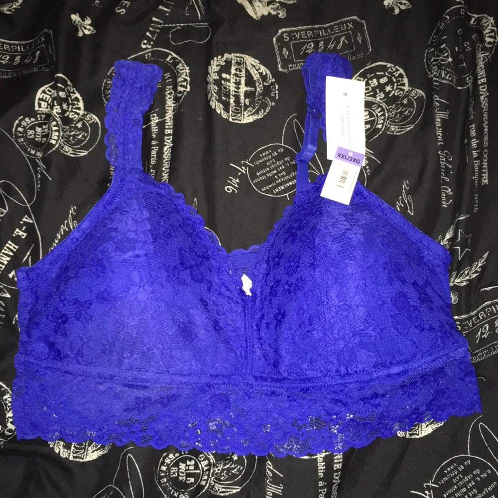 Lace Royal blue bralette